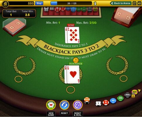 Blackjack online là trò chơi phổ biến hiện nay